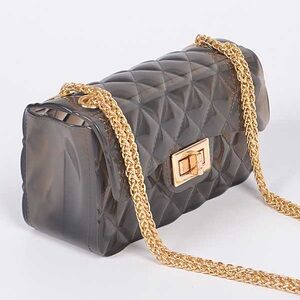 Solid Color Jelly Swing Bag